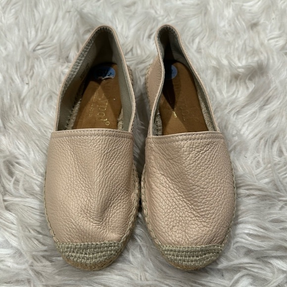 Anthropologie Shoes - Anthropologie Maypol Pebbled Leather Slip On Espadrilles Sz 6.5